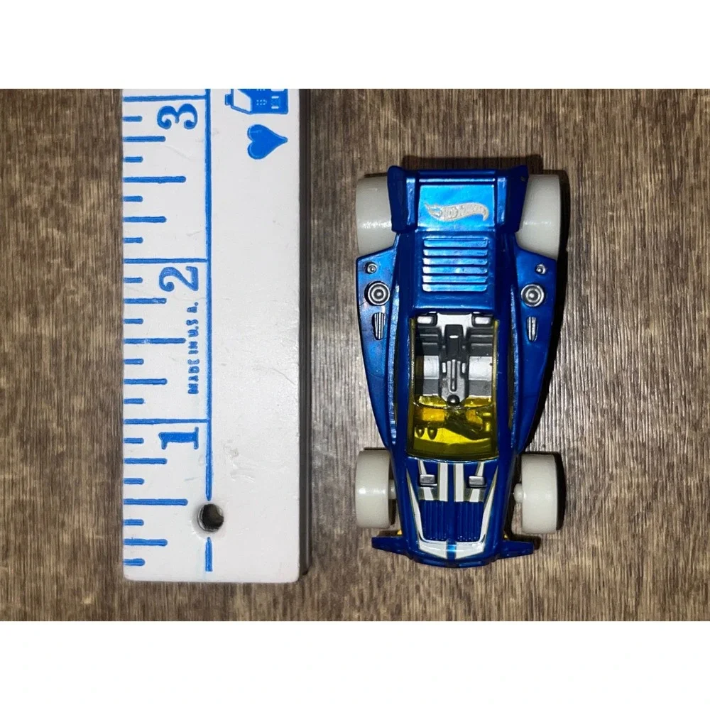 Hot Wheels 2016 Glow Wheels‎ Series Spectyte Blue Loose Die Cast EUC Play Car